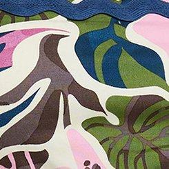 Belle Isle Maxi Babydoll Poplin Dress, SOMI LEAVES WHISPER WHITE, swatch