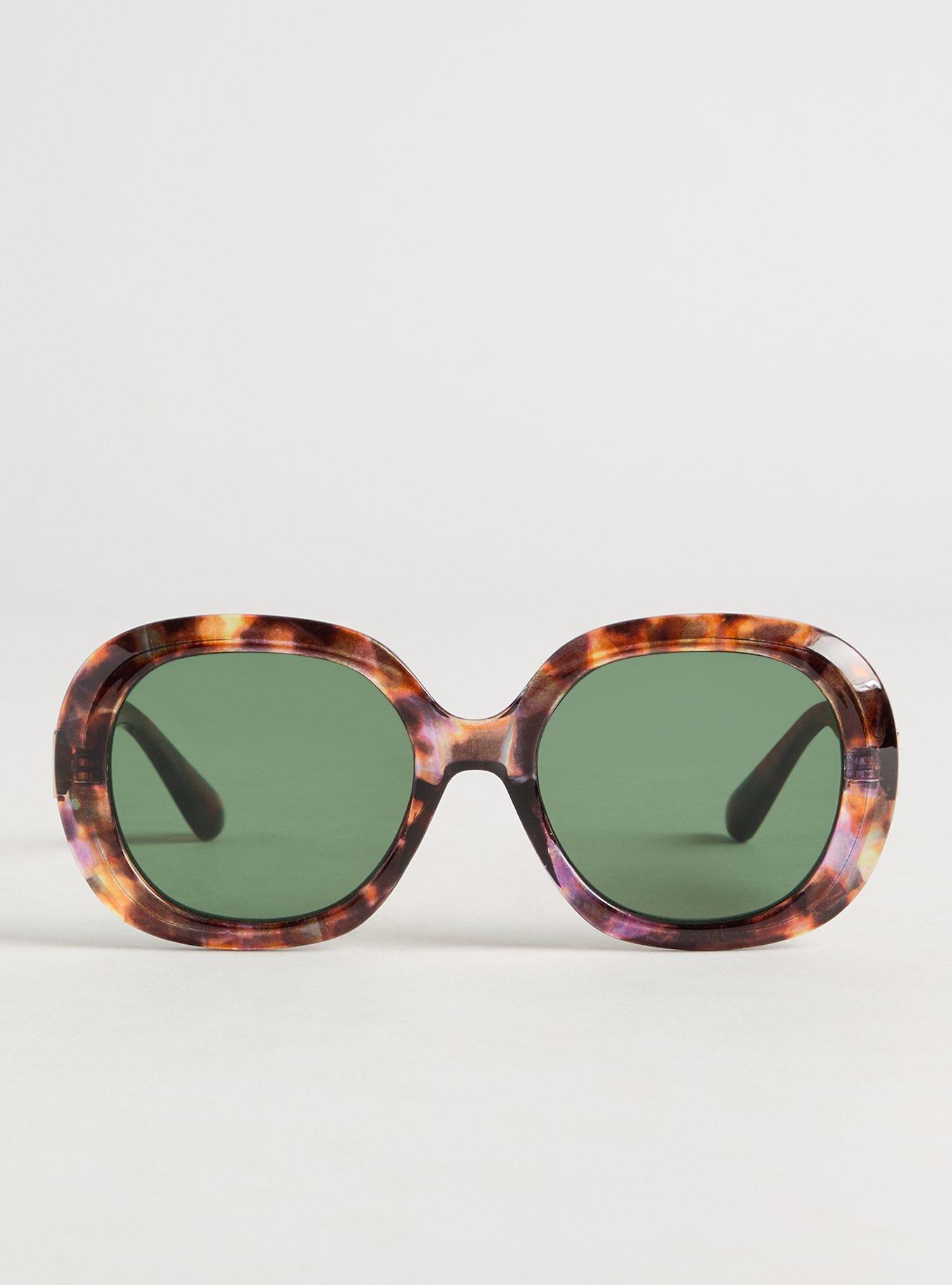 Square Oval Smoke Lens Sunglasses