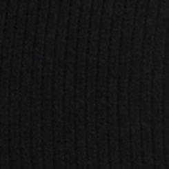 Plus Size Super Soft Ribbed Boat Neck Tee, DEEP BLACK, swatch