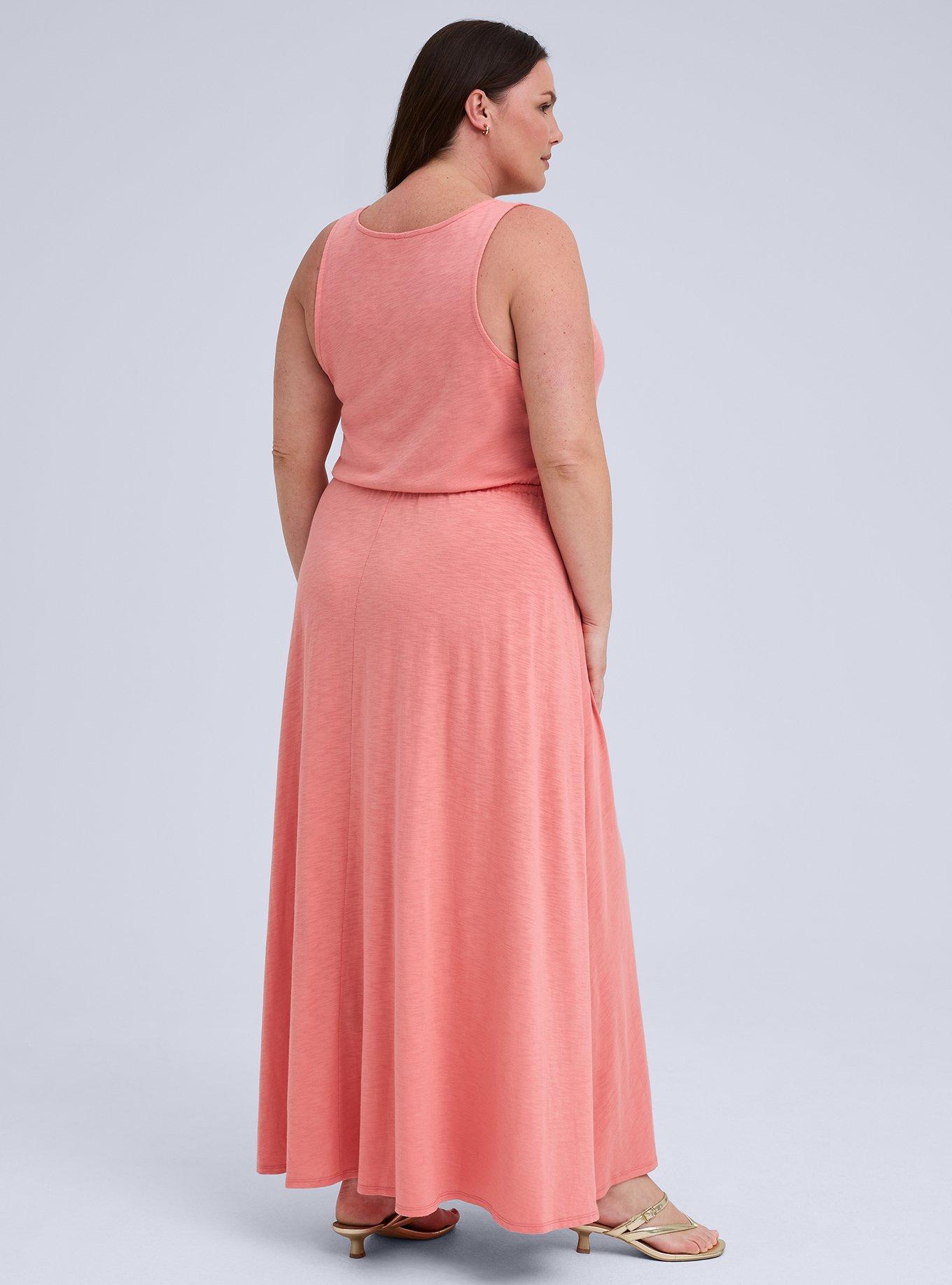 Belle Isle Cinched Waist Maxi Dress, LANTANA, alternate