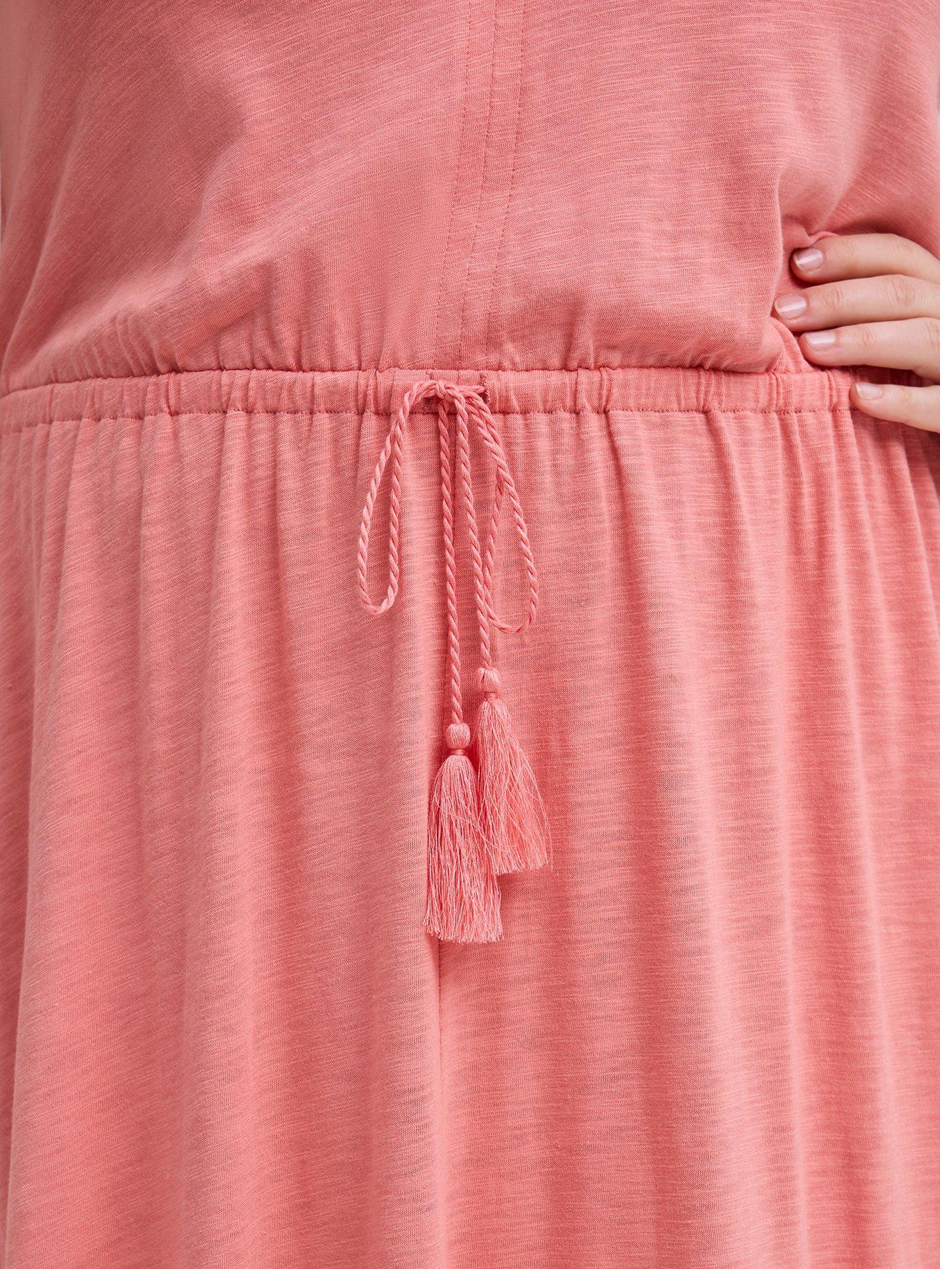 Belle Isle Cinched Waist Maxi Dress, LANTANA, alternate