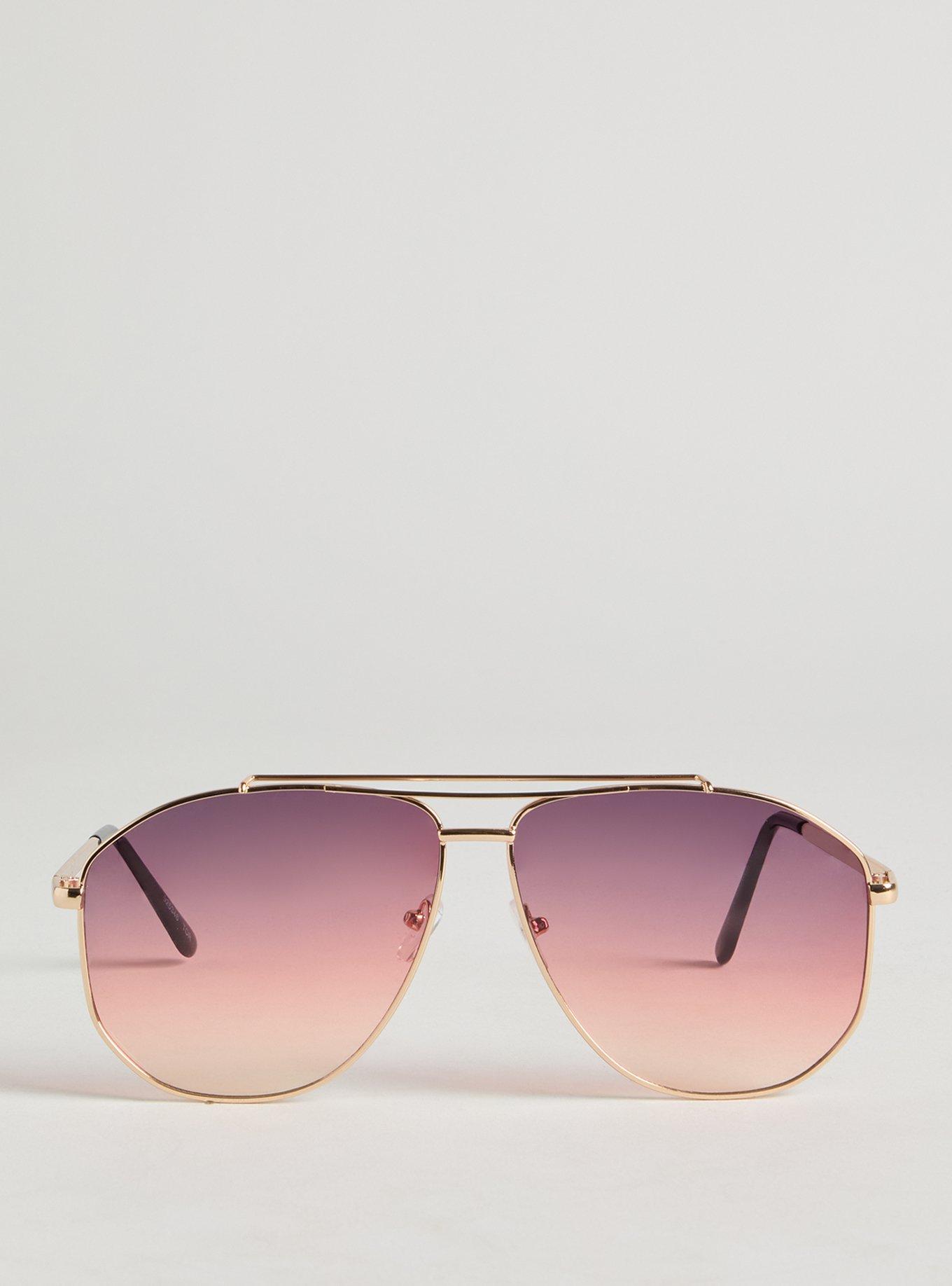 Ombre Aviator Sunglasses