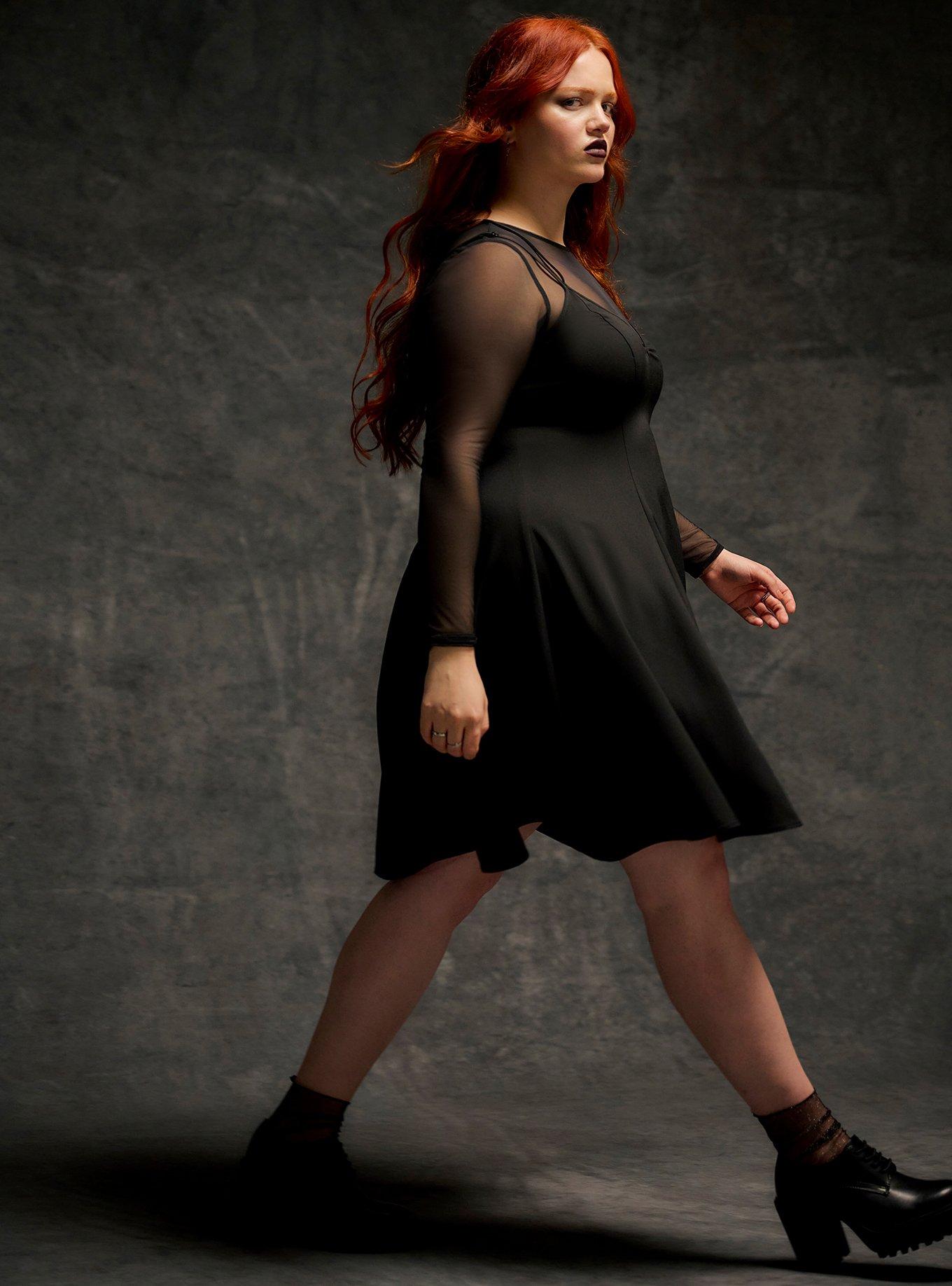 Nightfall Strappy-Back Mini Dress