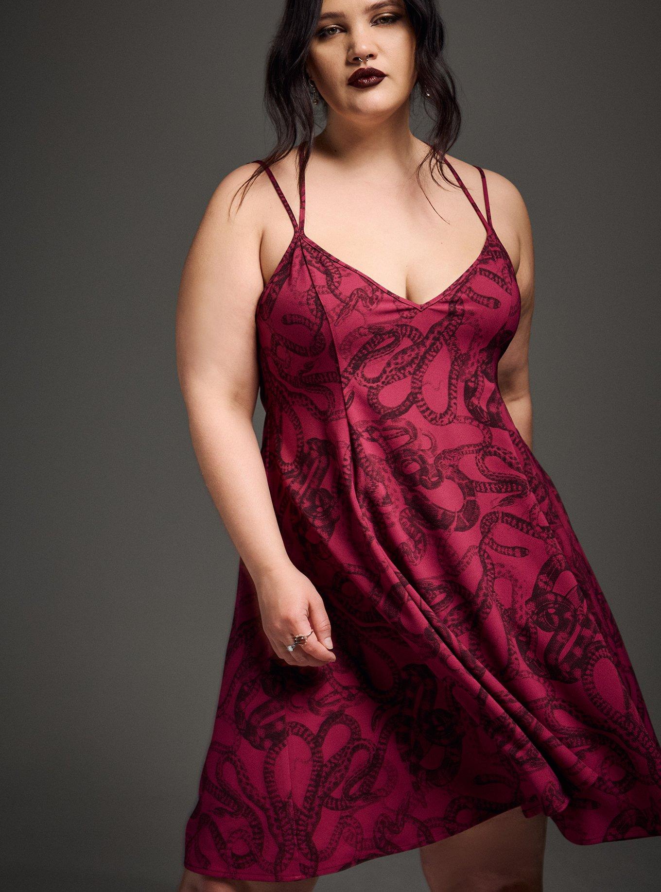 Plus Size - Nightfall Strappy Mini Dress - Torrid