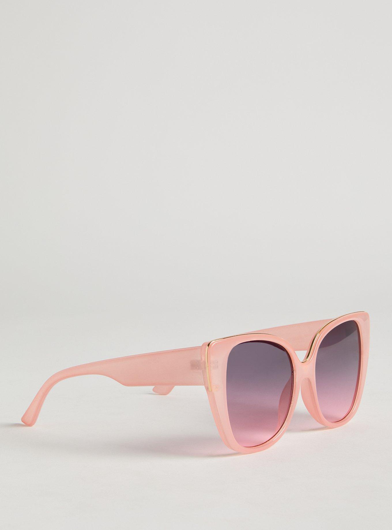 Translucent Cateye Smoke Lens Sunglasses