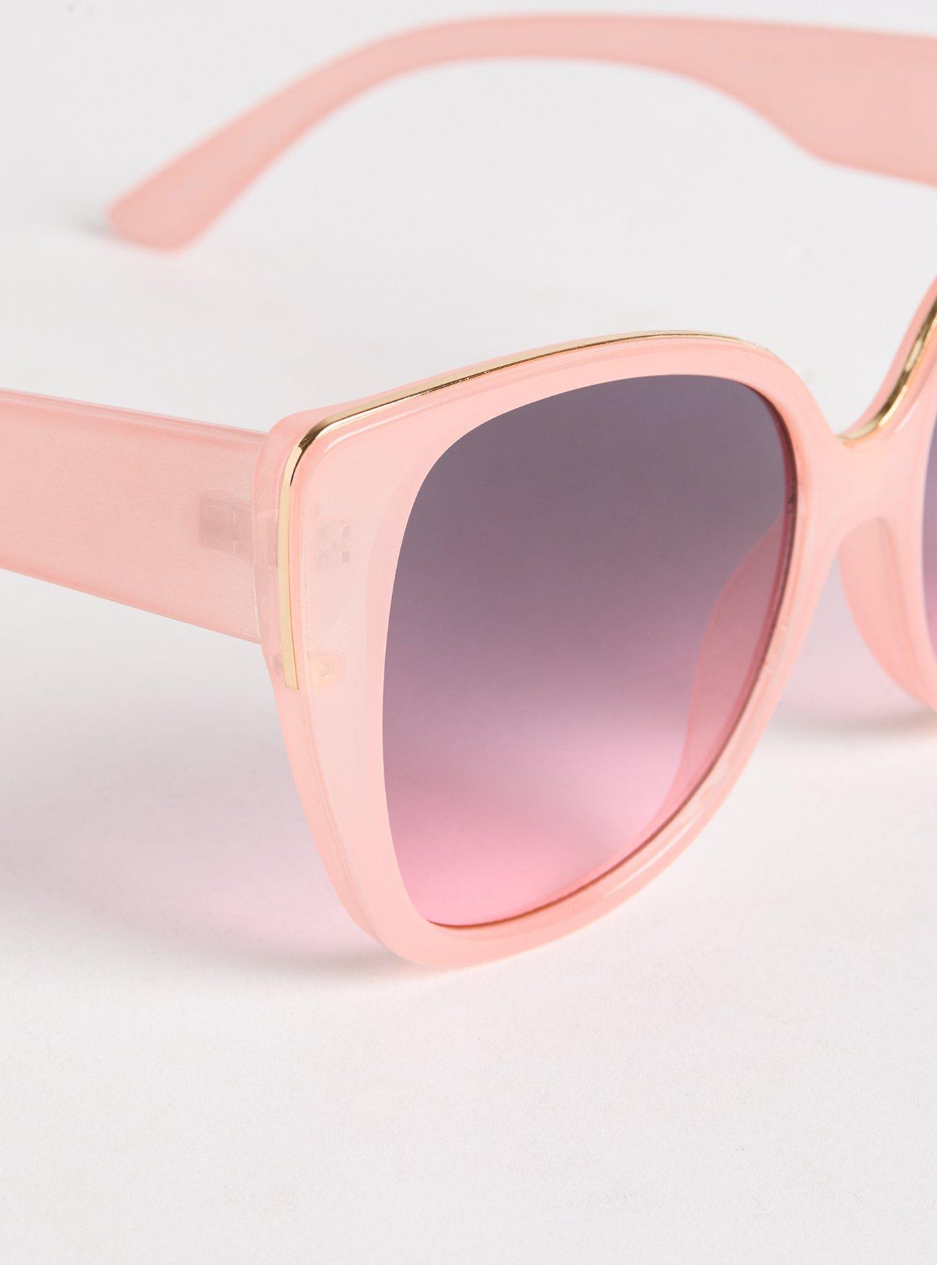 Translucent Cateye Smoke Lens Sunglasses