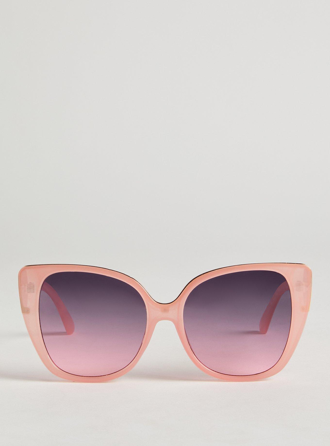 Translucent Cateye Smoke Lens Sunglasses