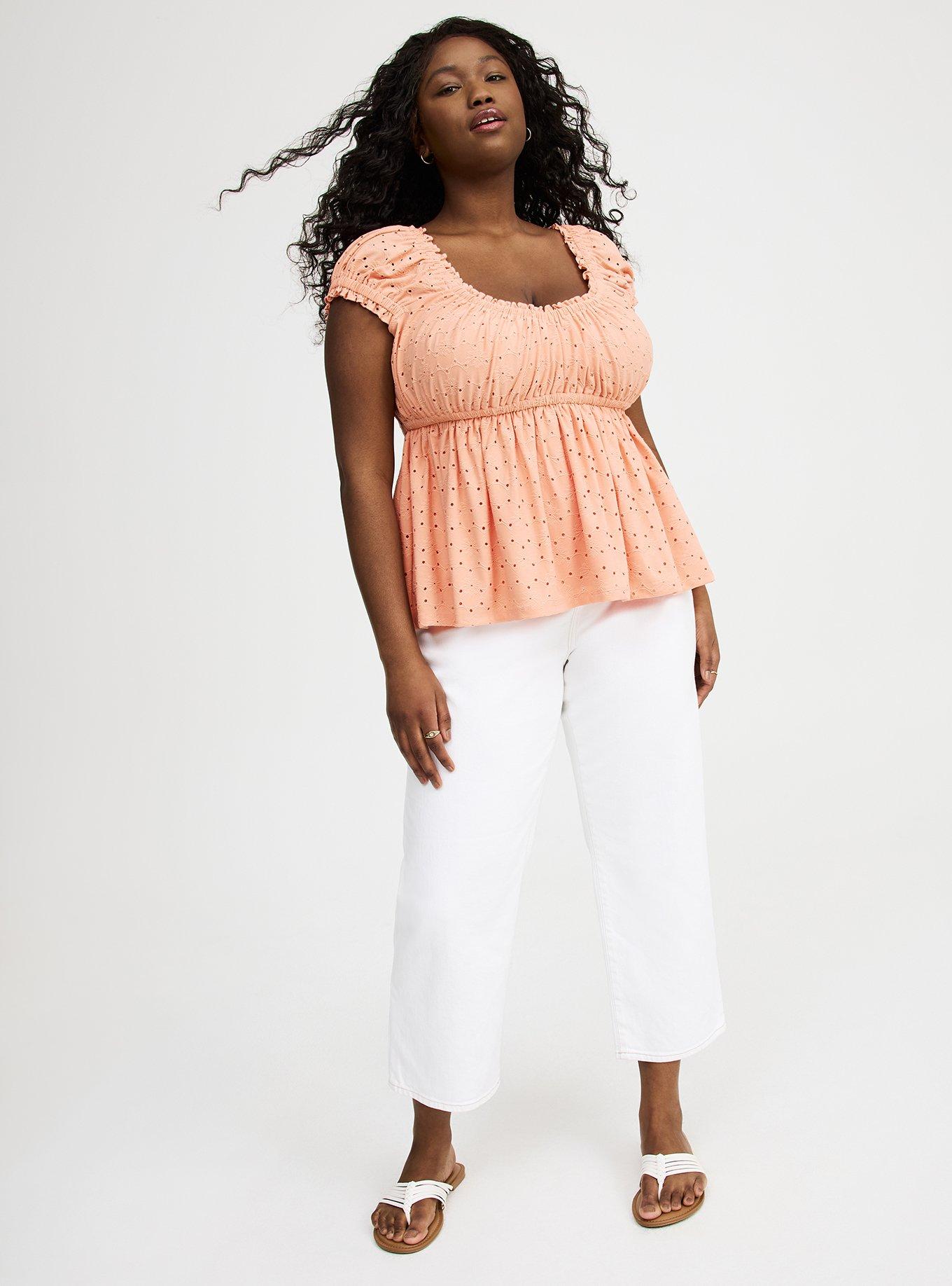 Plus Size - Cap Sleeve Babydoll Top - Torrid