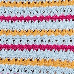 Cropped Open Stitch Tank, FUSCHIA RED ICELAND POPPY ANGEL FALLS, swatch