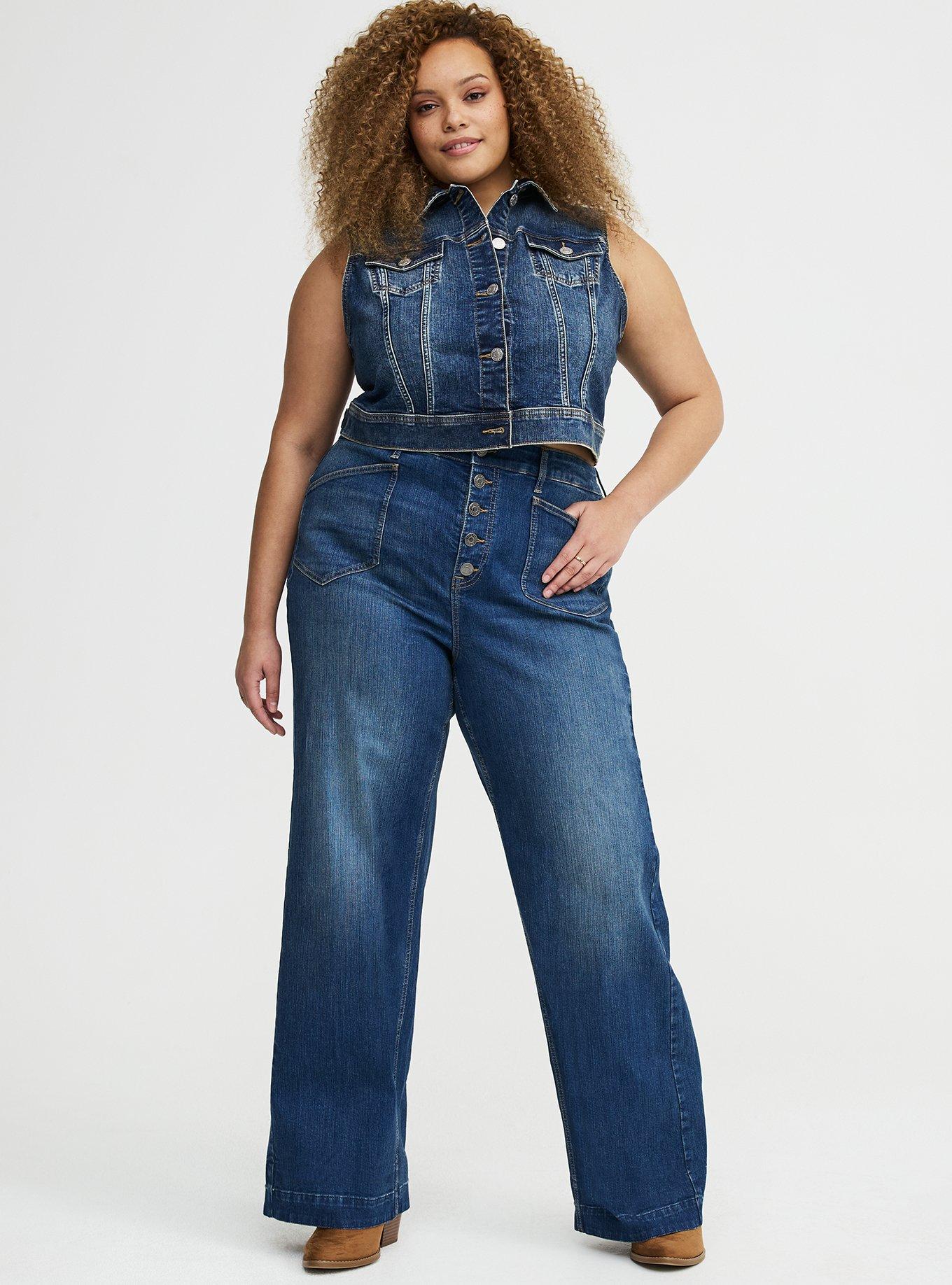 Vintage Cropped Denim Vest, REAL MCCOY, alternate