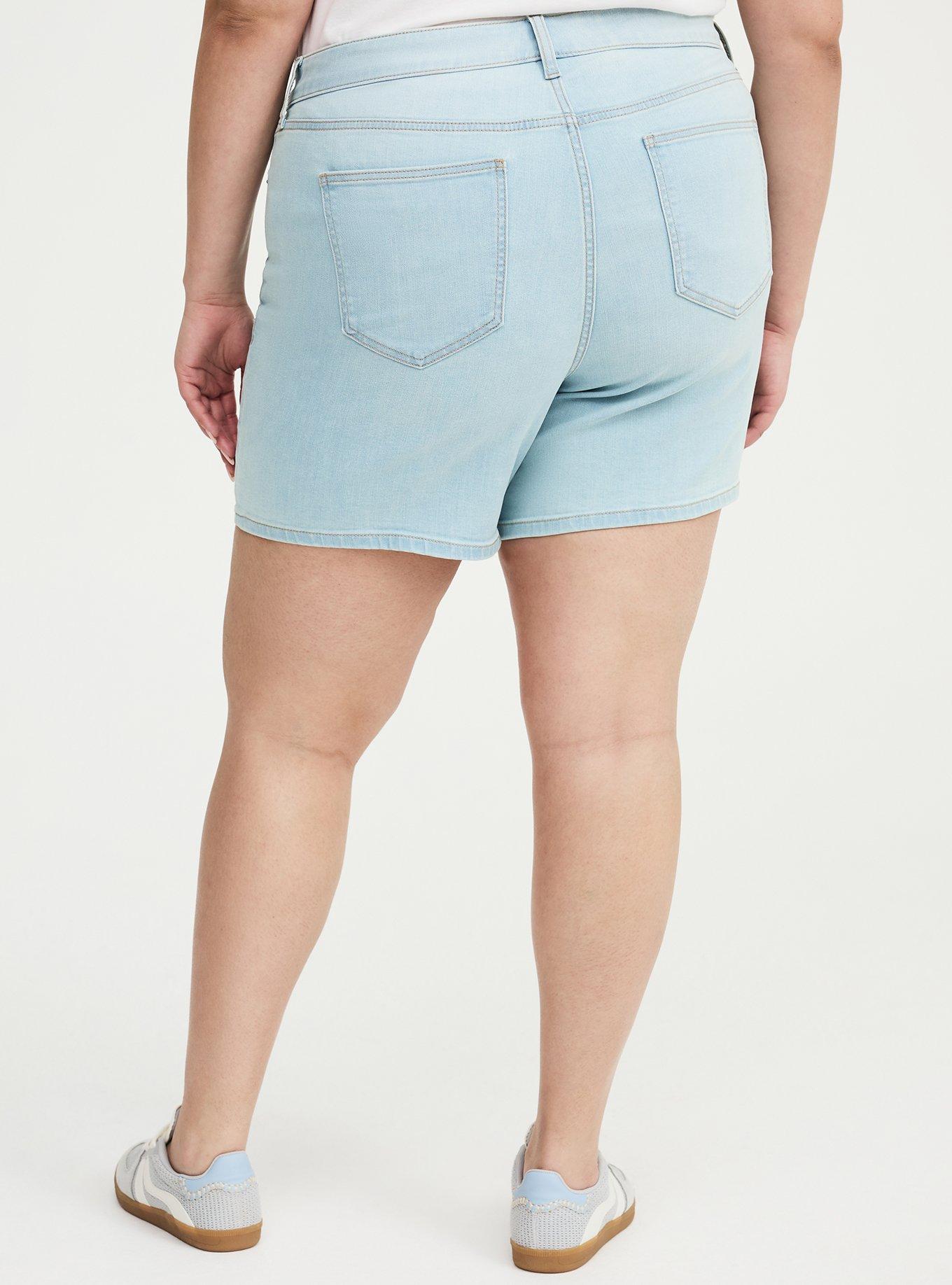 7'' Perfect High-Rise Denim Short, BLUE 21, alternate