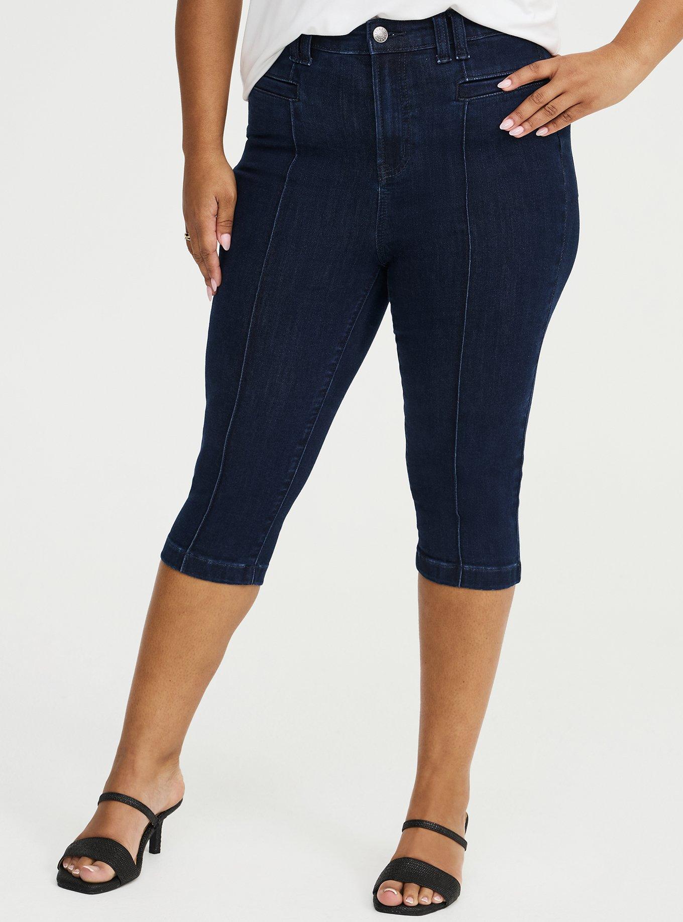 High-Rise Skinny Capri Jean, RINSE, alternate