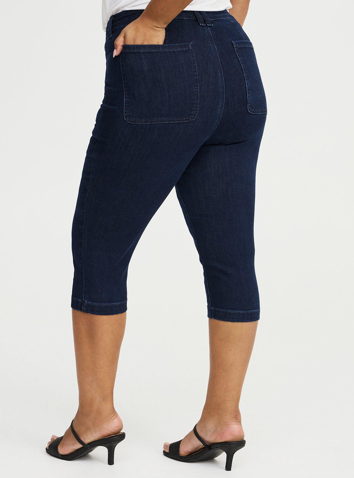High-Rise Skinny Capri Jean, RINSE, alternate