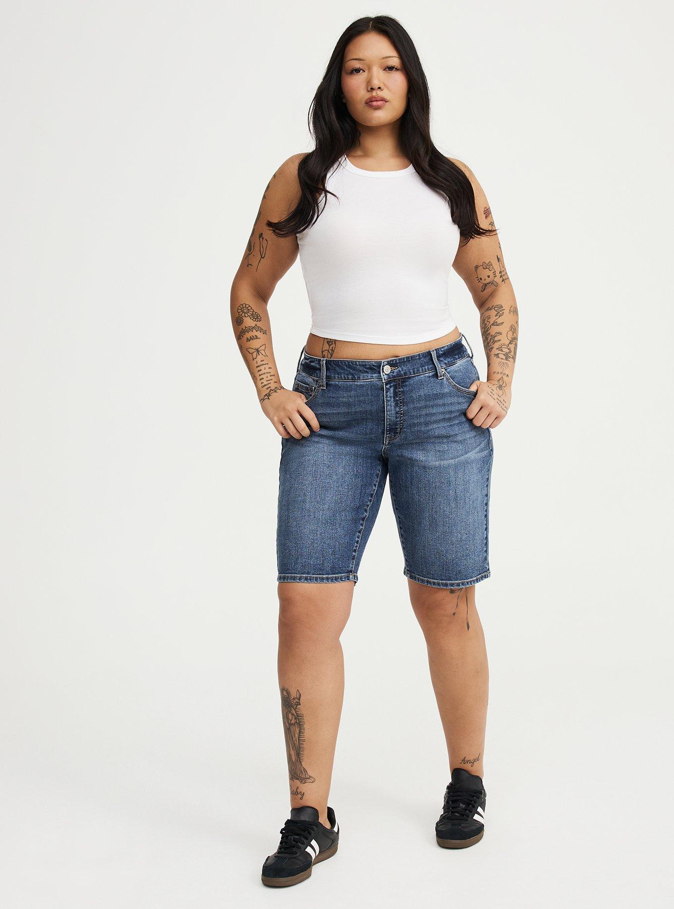 11.5'' Baggy Bermuda Denim Short, SWEET LIFE, alternate