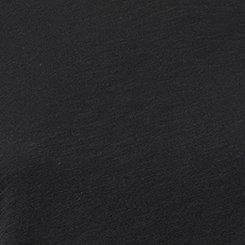 Tulle Sleeve Crew Tee, DEEP BLACK, swatch