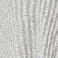 Super Soft Rib Henley Midi Lounge Dress, HEATHER GREY, swatch