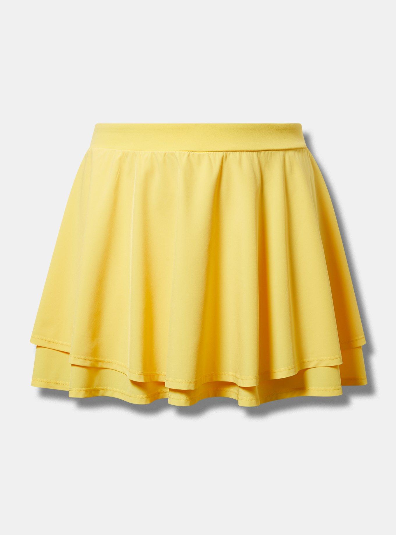 Stretch Woven Skirt With Bike Short