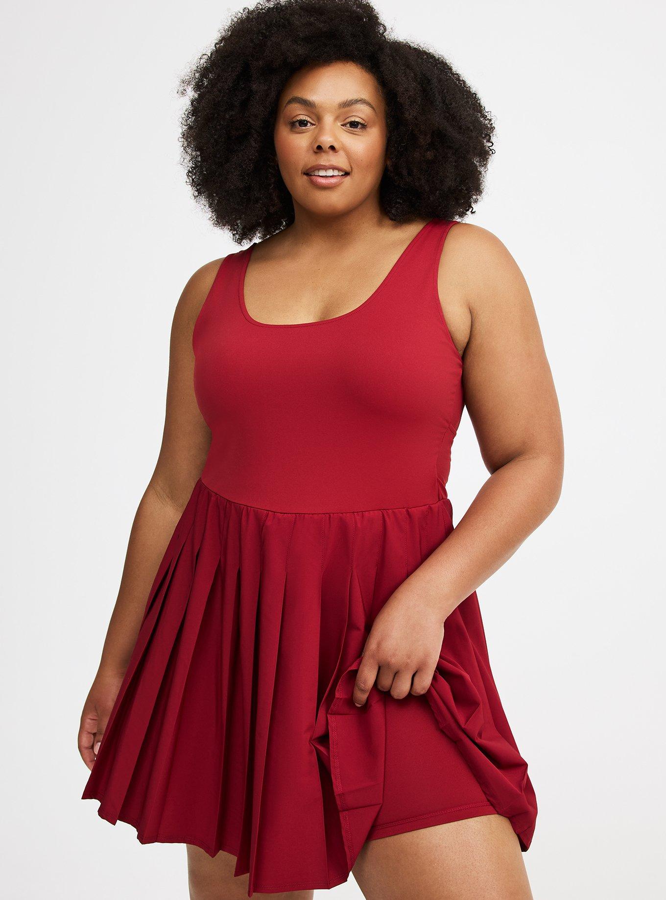 Performance Core Pleated 2fer Active Dress