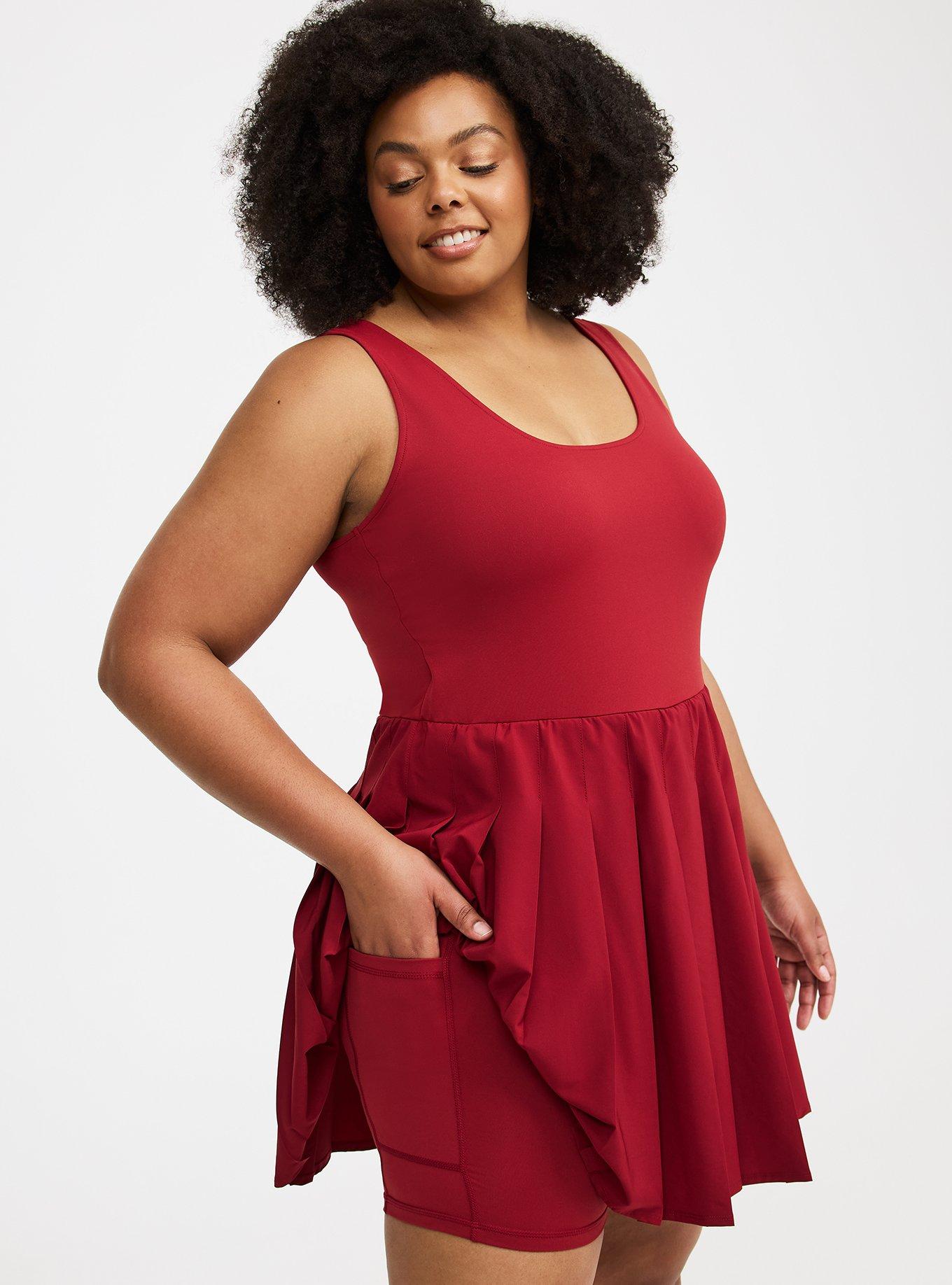 Performance Core Pleated 2fer Active Dress