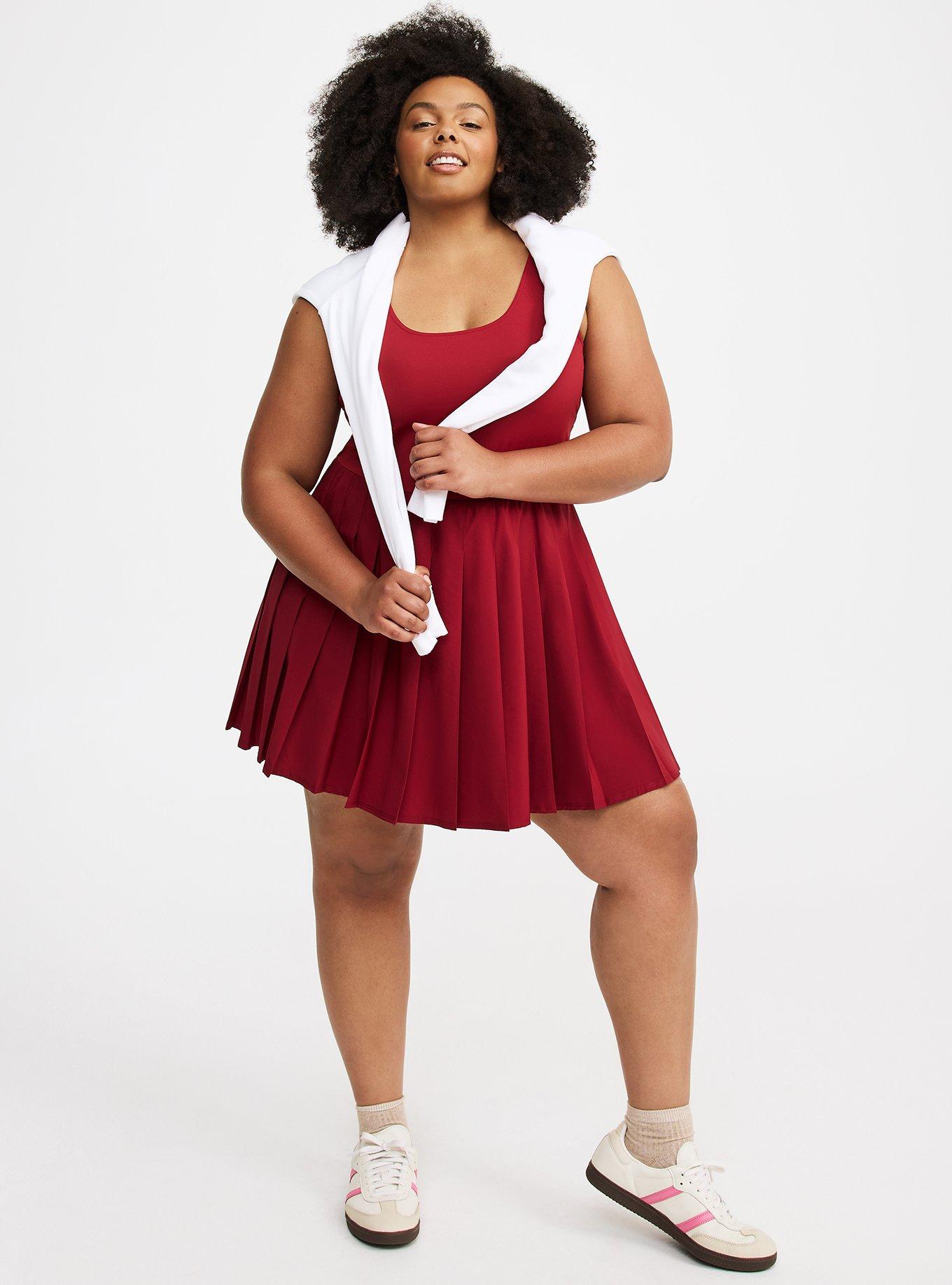 Performance Core Pleated 2fer Active Dress