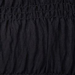 Smocked Peplum Tank Top, DEEP BLACK, swatch