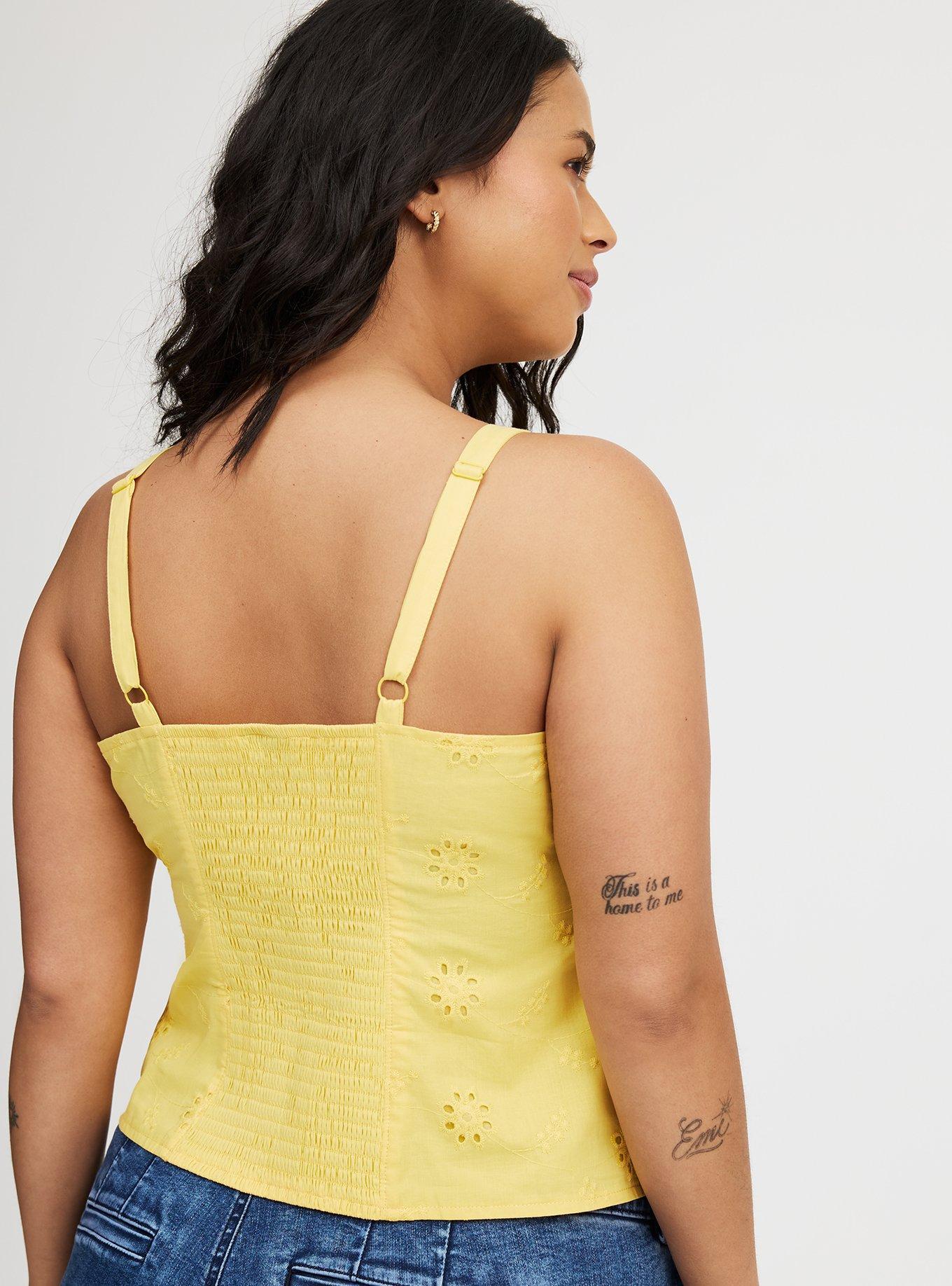 Cotton Eyelet Cami
