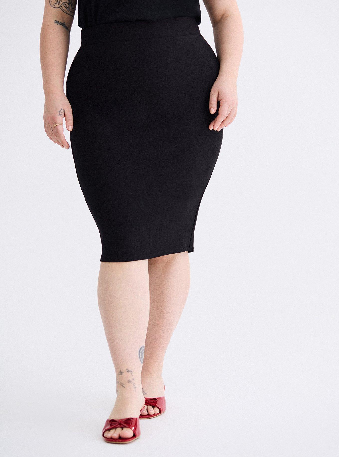 Retro Chic Pencil Skirt