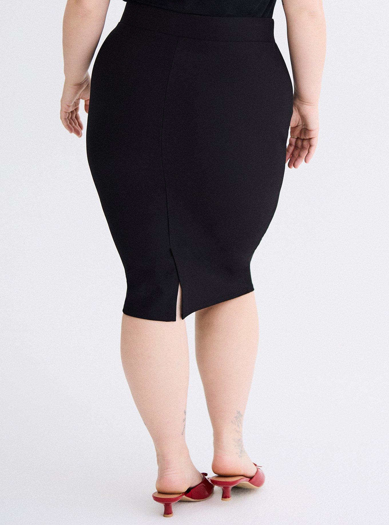 Retro Chic Pencil Skirt