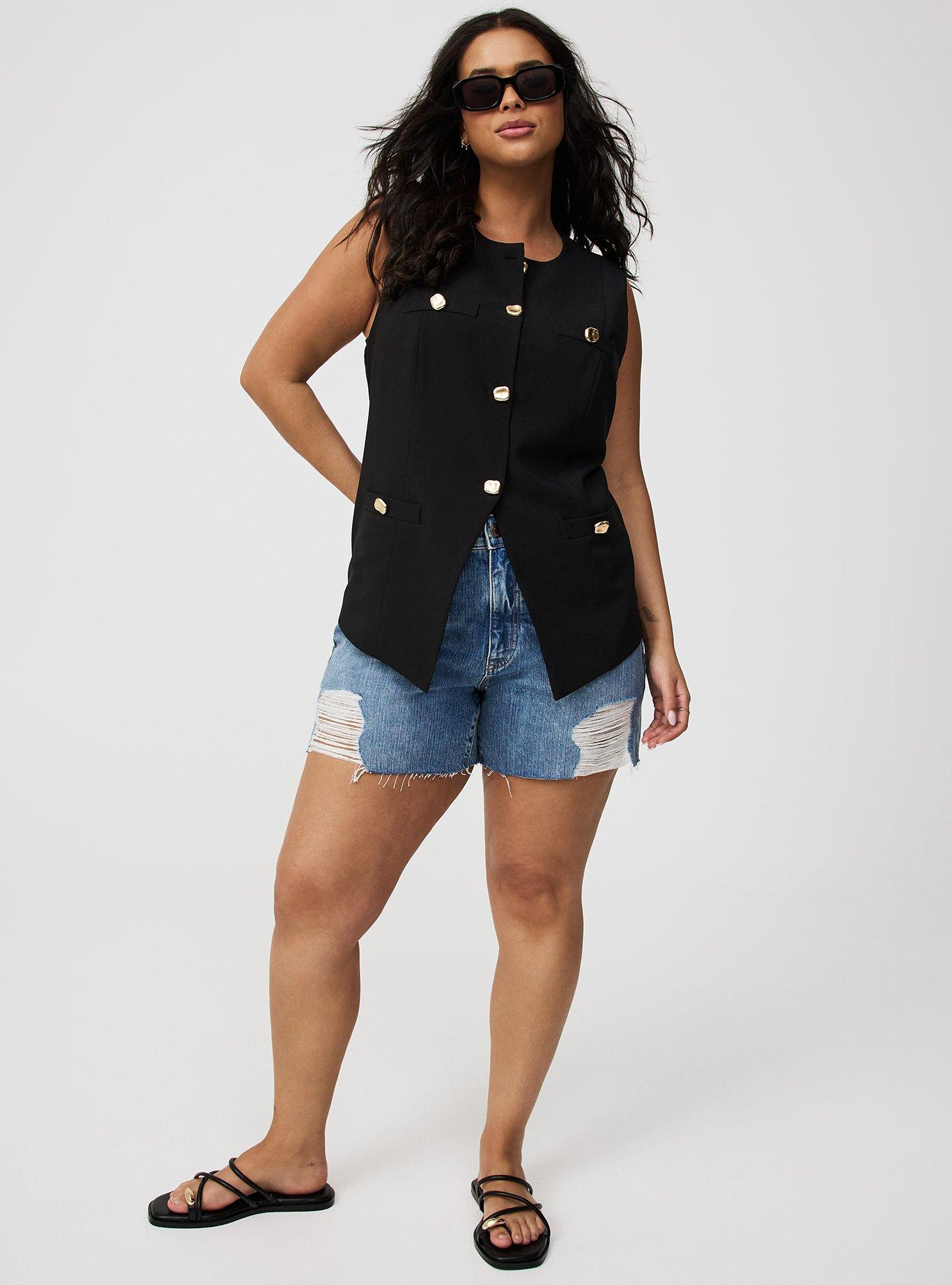 Peplum Tailored Vest