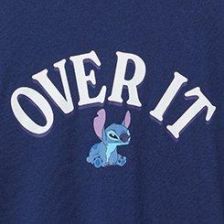 Plus Size Stitch Over It Classic Cotton Crew Tee, MEDIEVAL BLUE, swatch