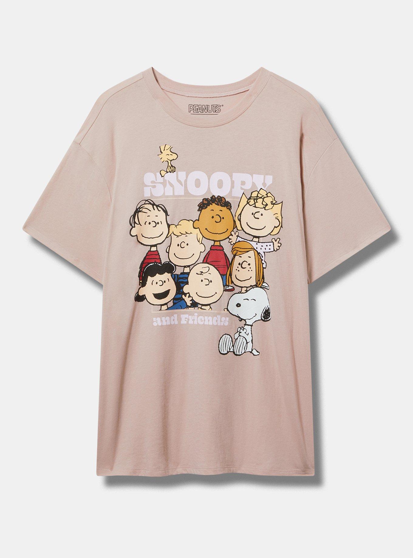 Snoopy & Friends Relaxed Cotton Crew Tee