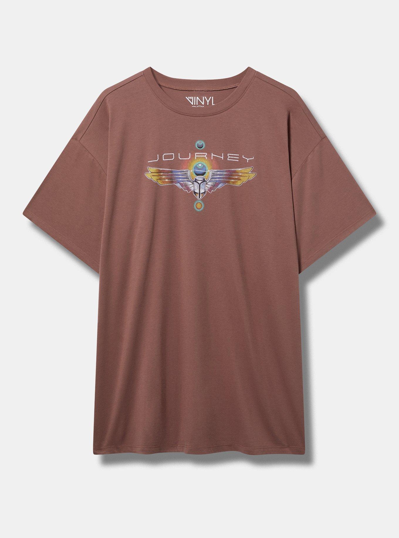 Journey Oversized Cotton Crew Tunic Tee