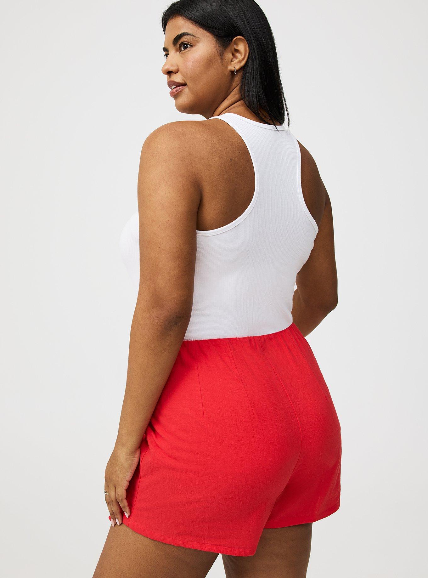 Beach Linen Side-Tie Skort