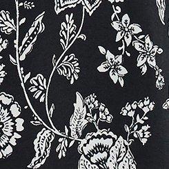 Y-Neck Tiered Maxi Dress, TRACY BANDANA BLACK, swatch