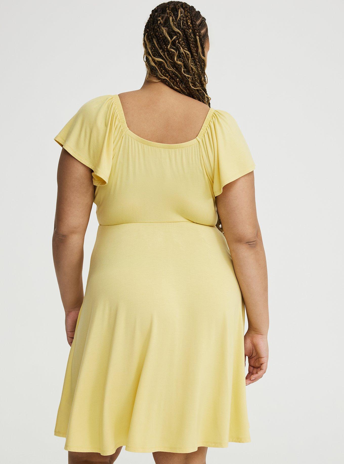 Flutter Sleeve Mini Dress, SUNDRESS, alternate