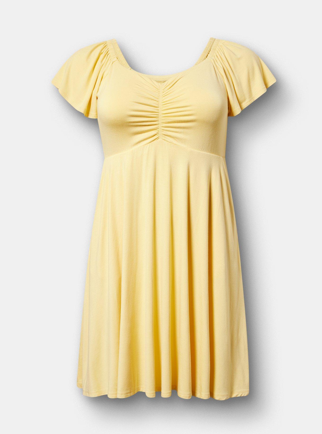 Flutter Sleeve Mini Dress, SUNDRESS, hi-res