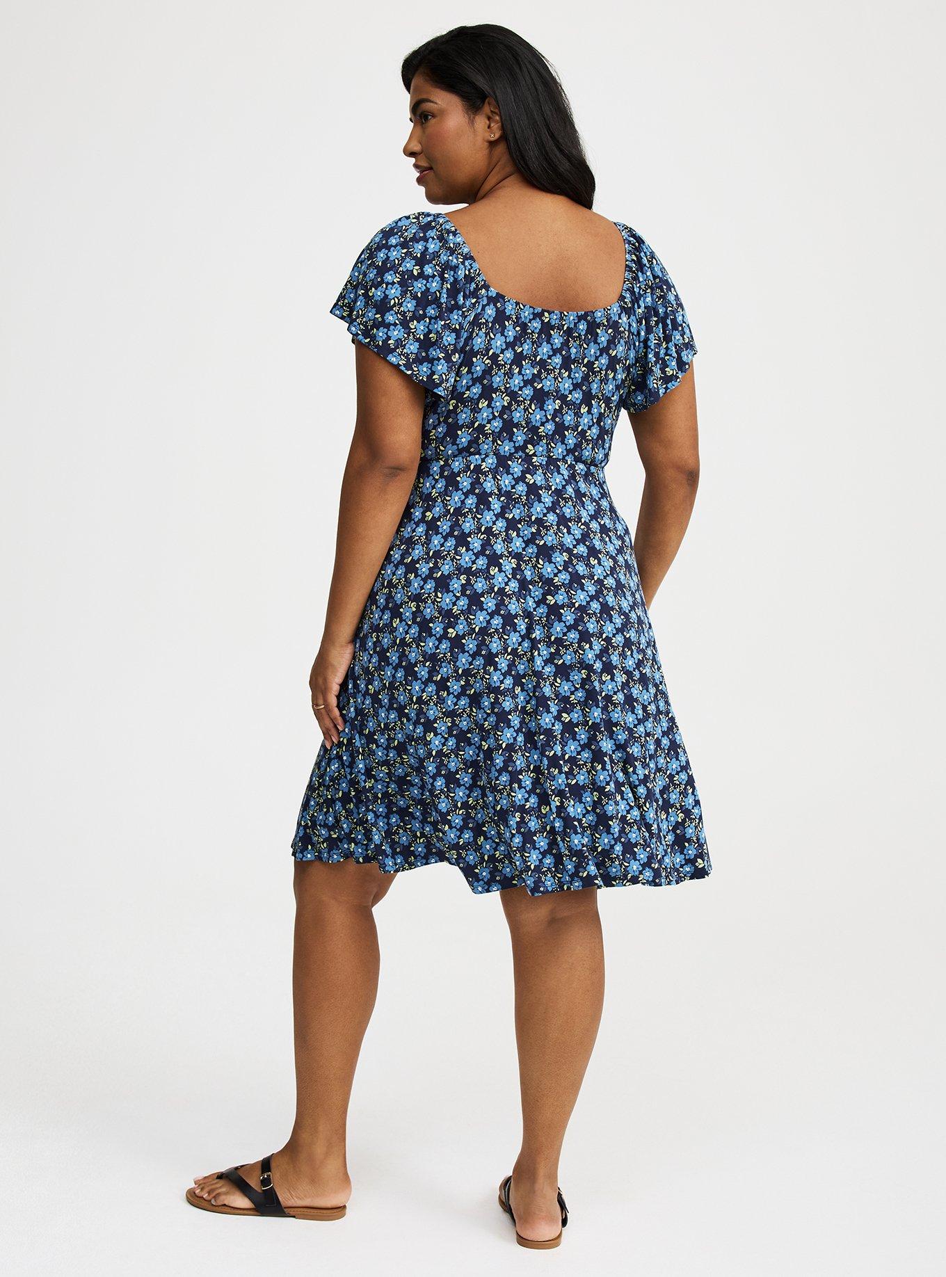 Flutter Sleeve Mini Dress