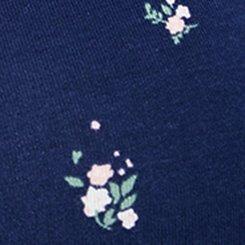 Flutter Sleeve Mini Dress, SWEPT AWAY DITSY FLORAL NAVY, swatch