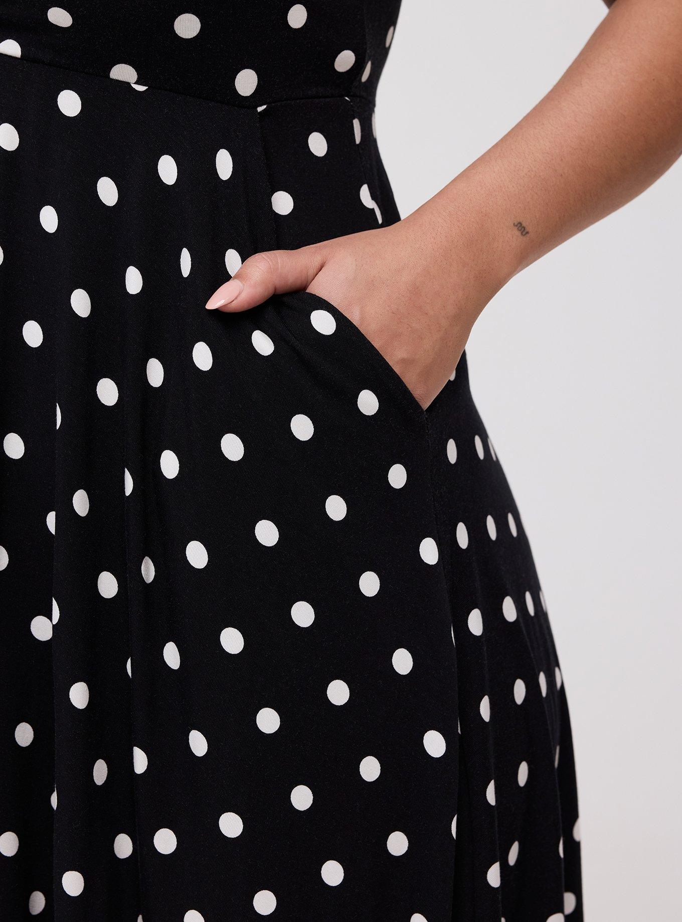 Flutter Sleeve Mini Dress, COMMIT DOT BLACK, alternate