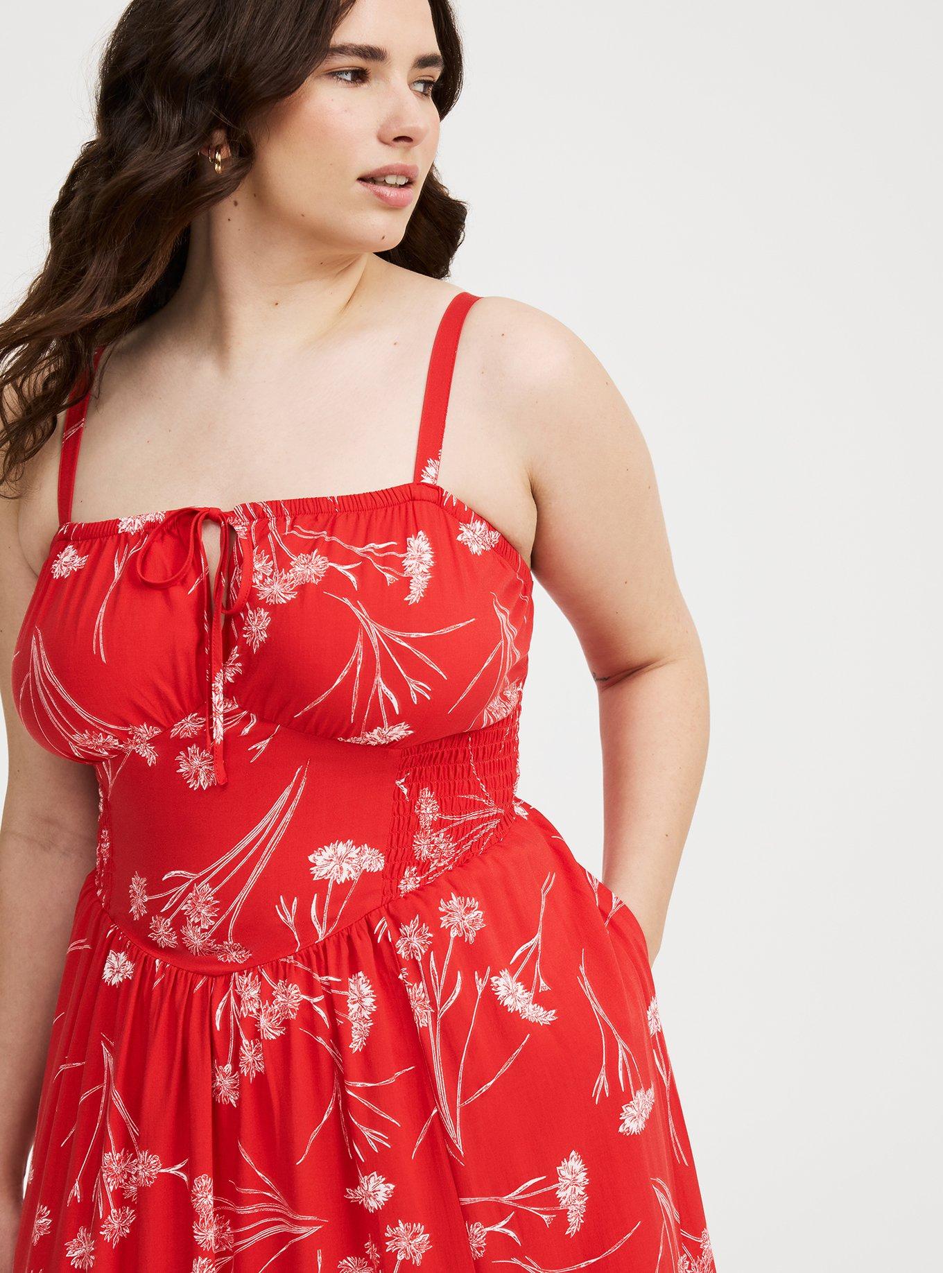 Challis Smocked Maxi Dress