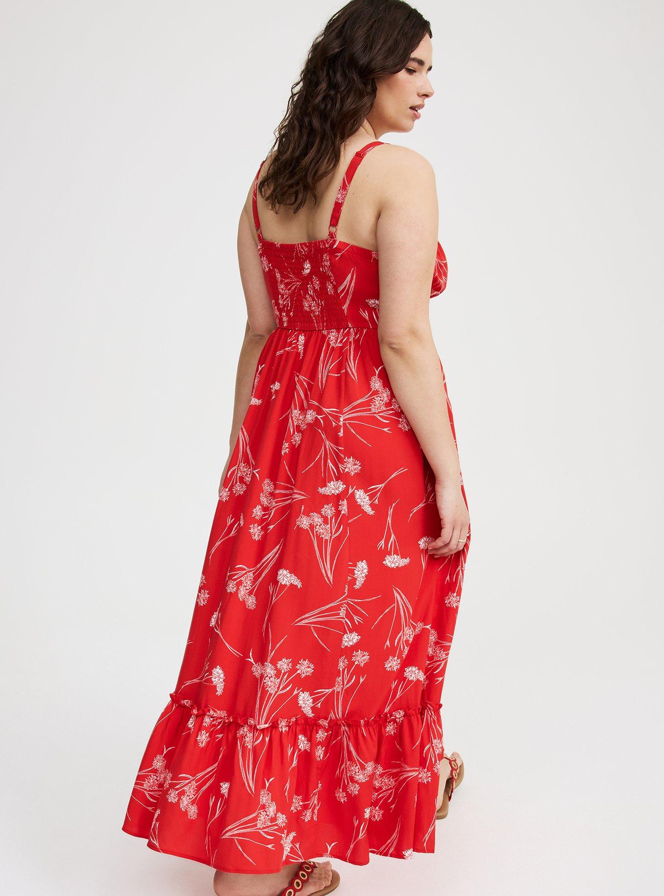 Challis Smocked Maxi Dress