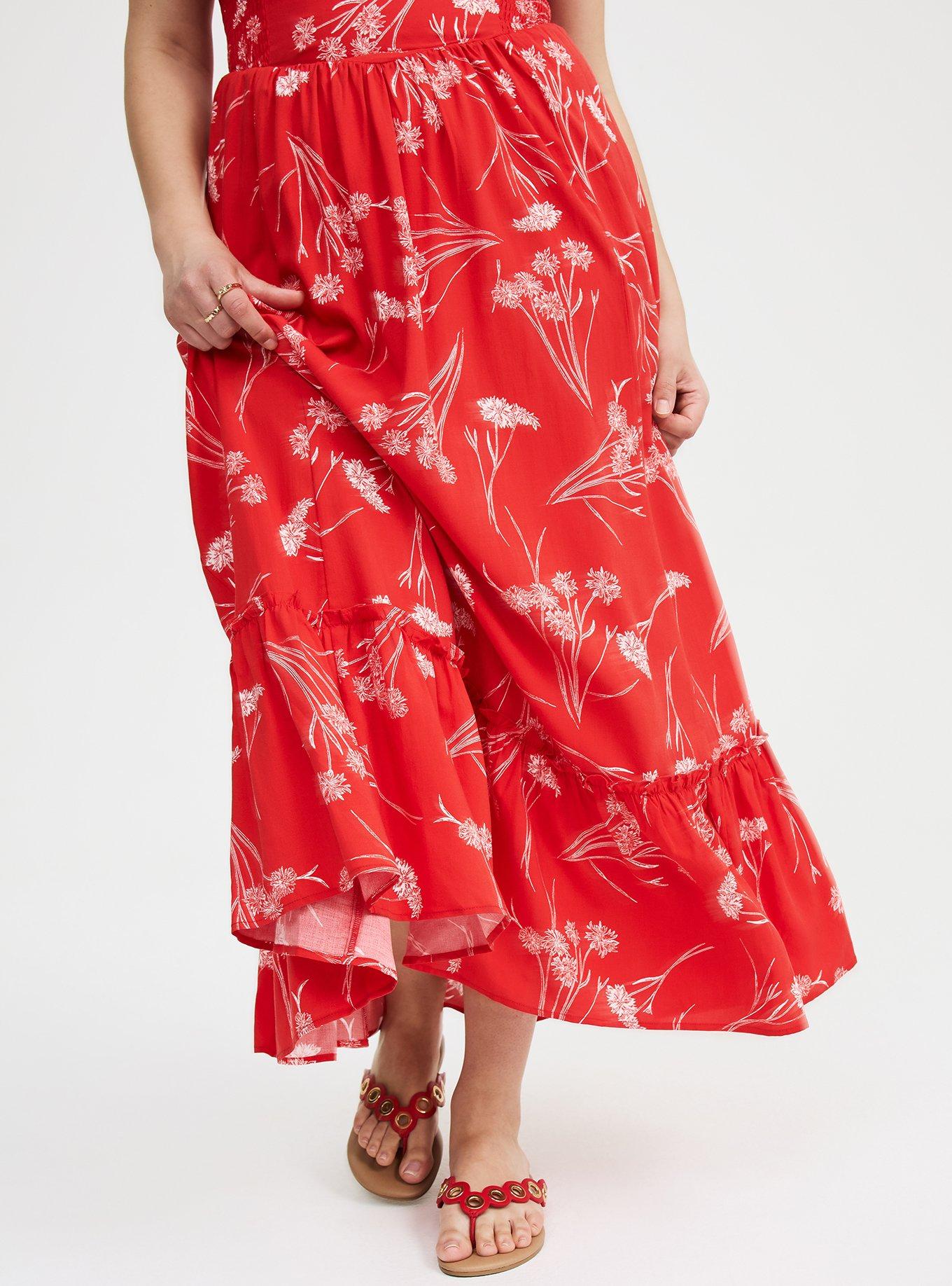 Challis Smocked Maxi Dress