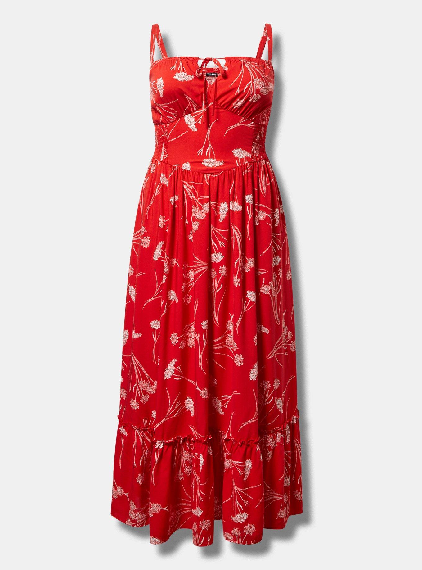 Challis Smocked Maxi Dress