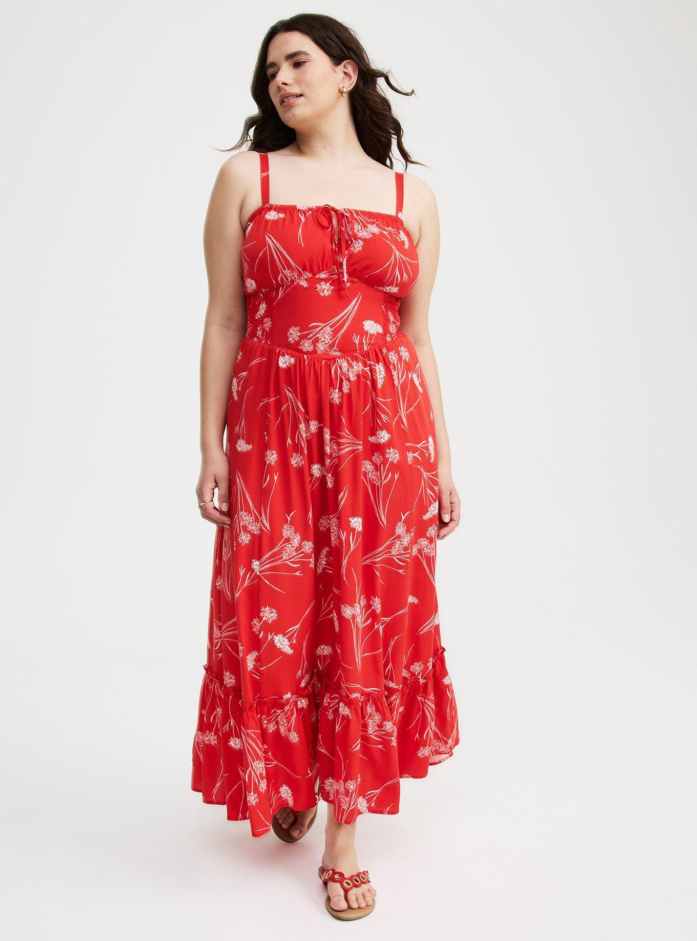 Challis Smocked Maxi Dress