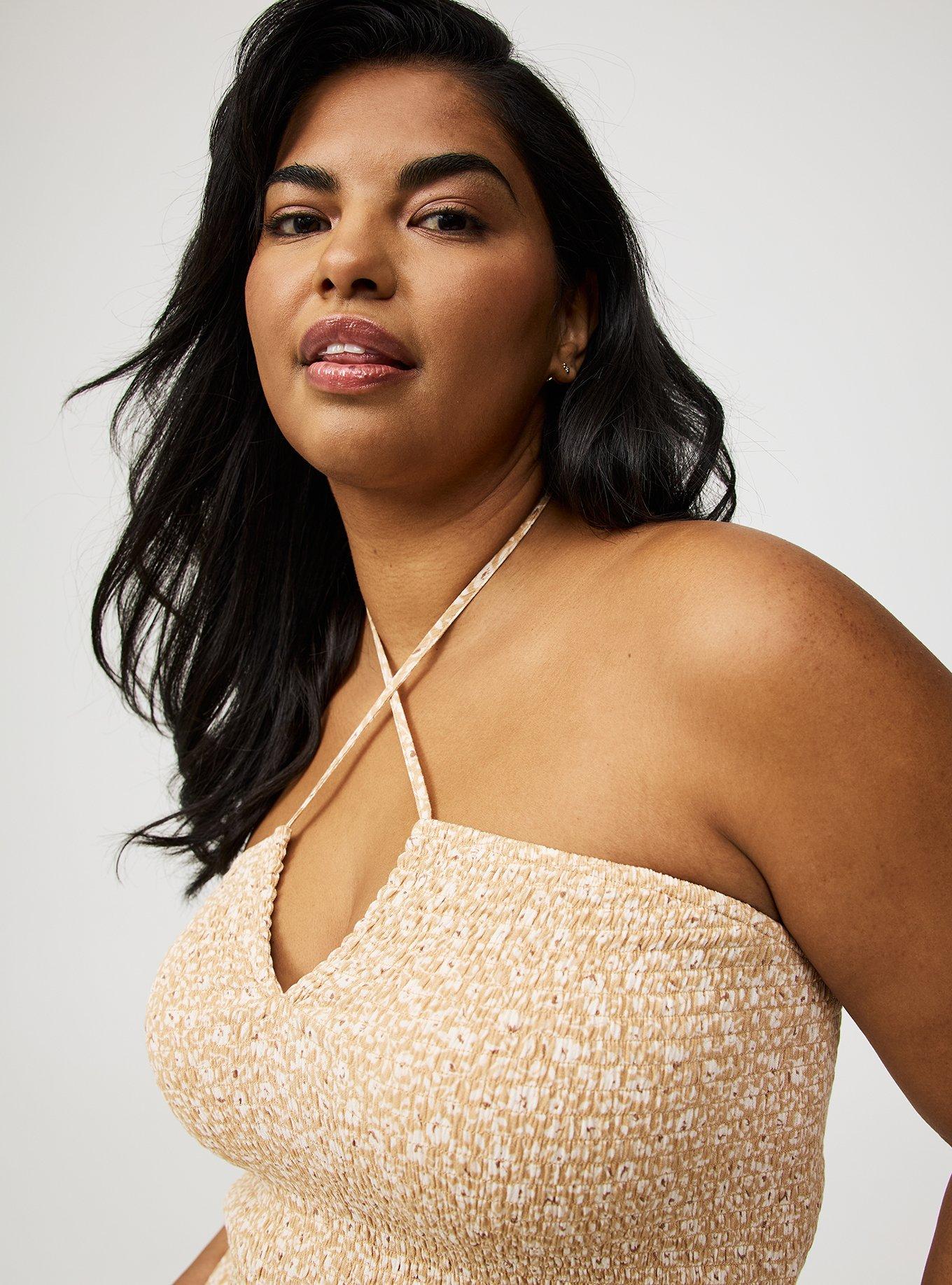 Plus Size - Smocked Crop Top And Maxi Skirt Set - Torrid
