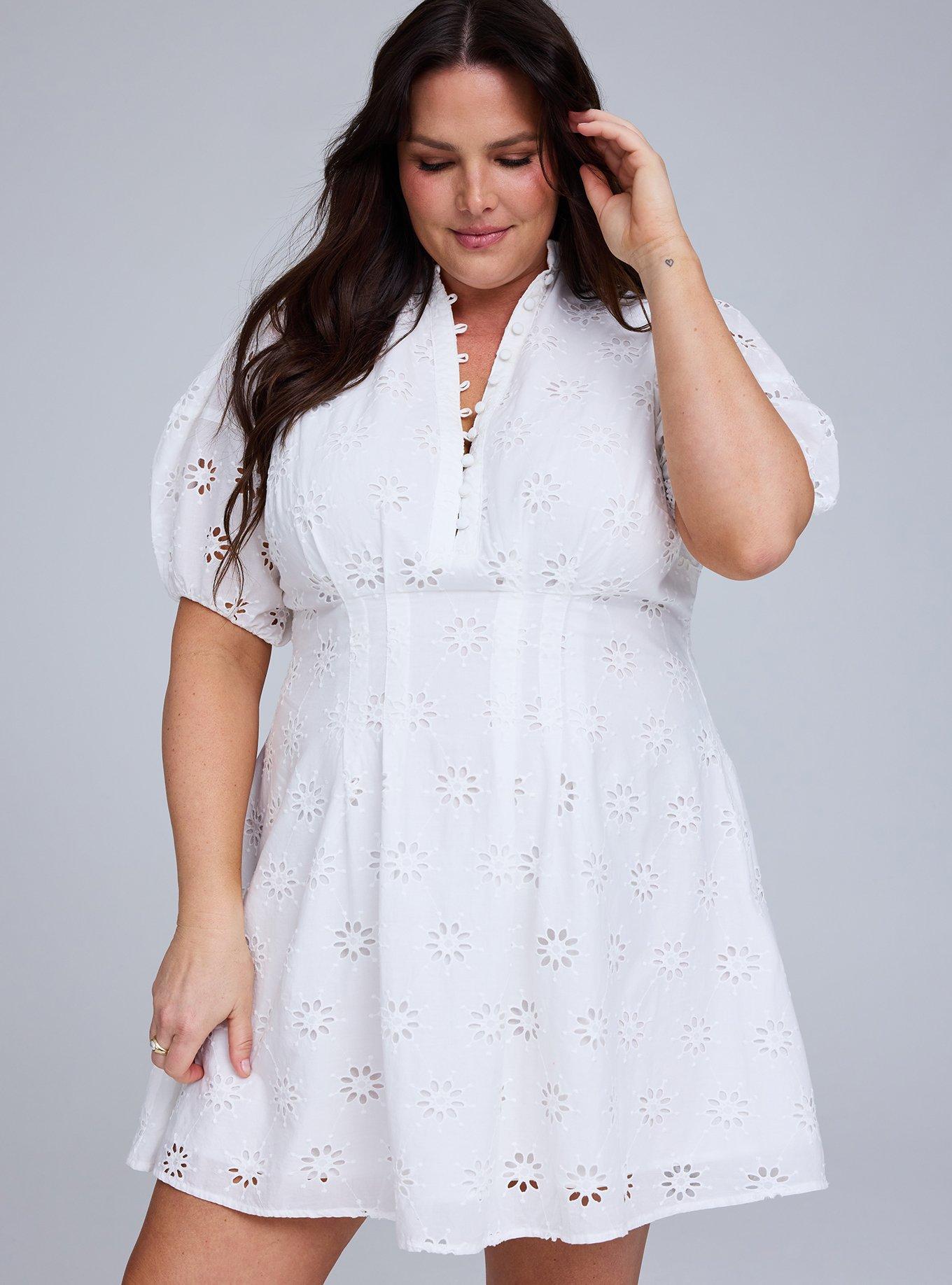 Belle Isle Eyelet Mini Dress