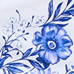 Plus Size Belle Isle 5'' Scallop Hem Short, NAT FLORAL CLOUD DANCER, swatch