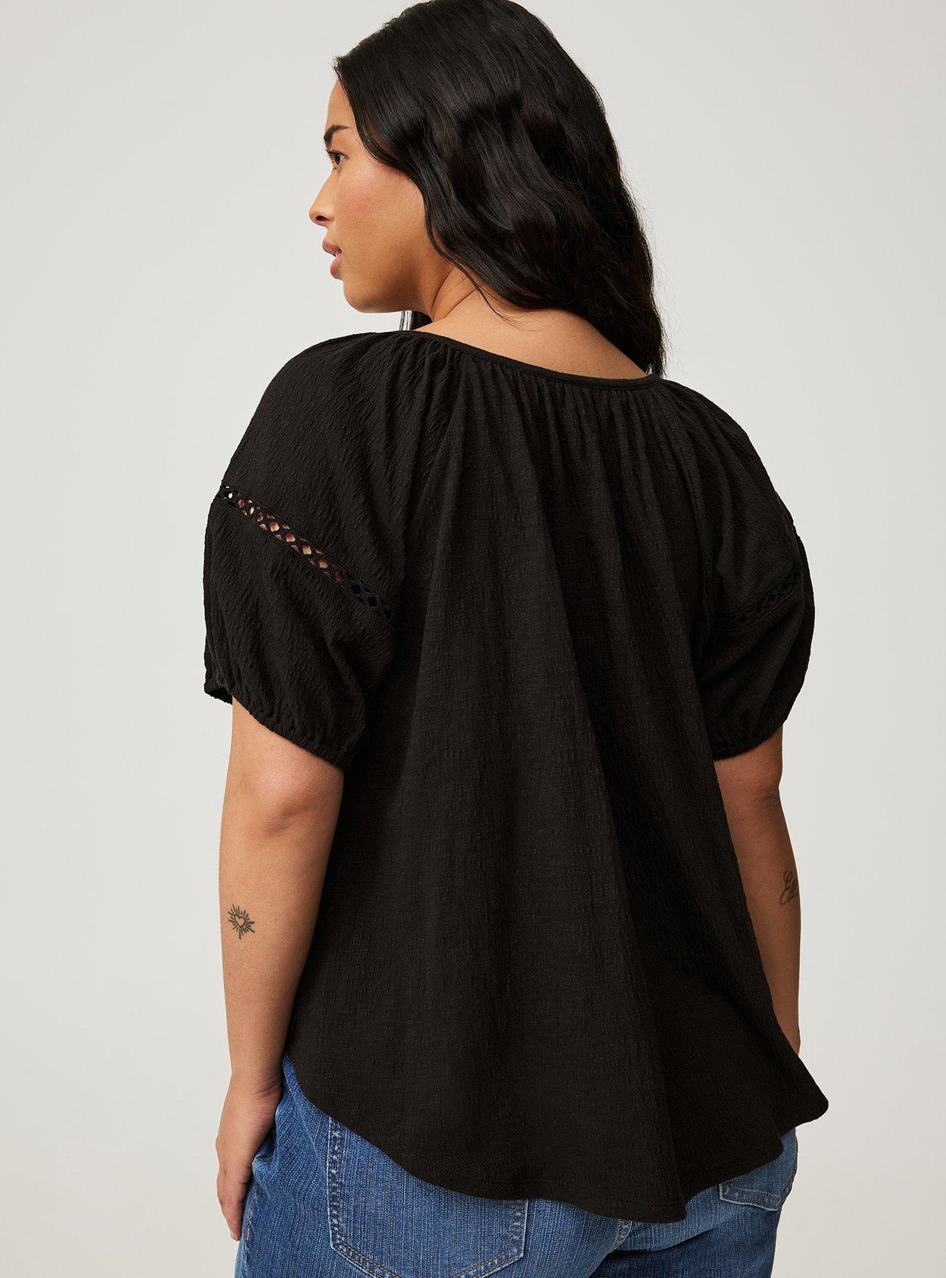 Notch Neck Top