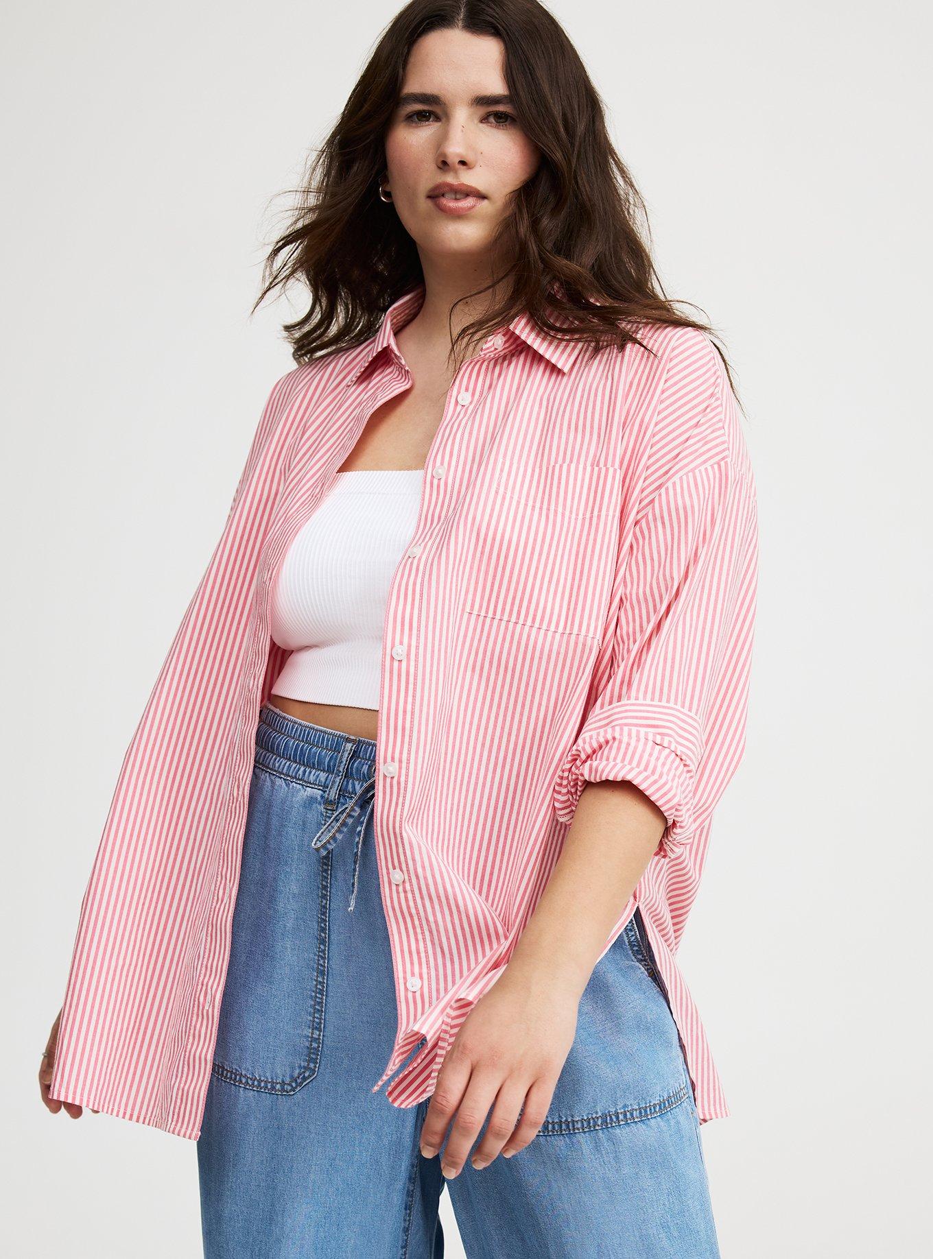 Soft Cotton Drop-Shoulder Shirt