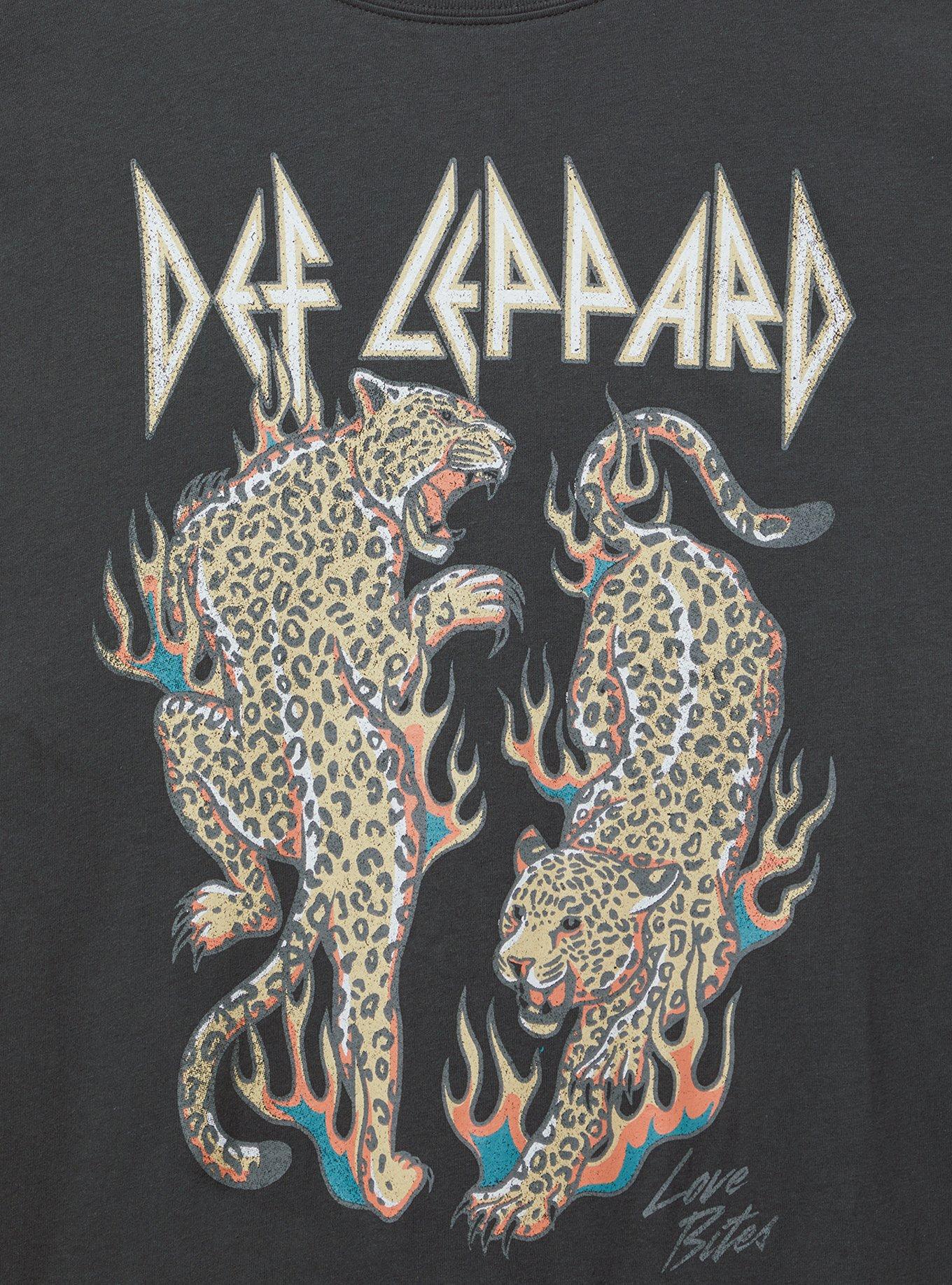 Def Leppard Relaxed Cotton Crew Tee